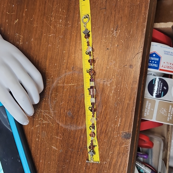 5/$25🌴Handmade Purple Shimmer Mermaid Vibes Bracelet - Picture 3 of 3